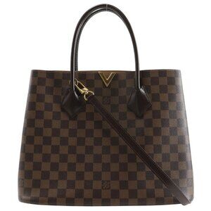 LOUIS VUITTON Kensington Handbag N41435 2WAYShoulder Brown Damier canvas Women